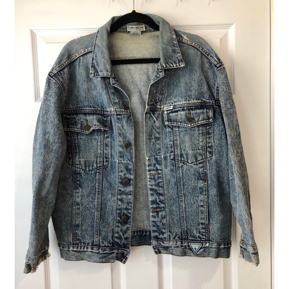 Guess by Marciano Other - Guess Vintage Acid Wash Denim Jean Jacket